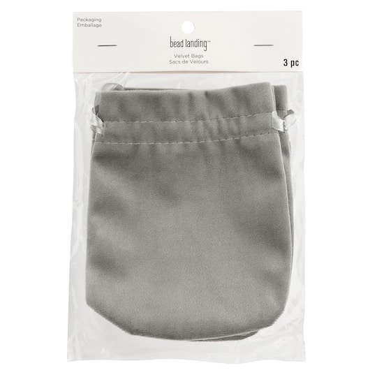 6" Jewelry Packaging Velvet Bags by Bead Landing